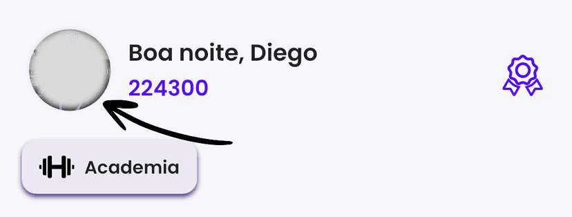 Acessar perfil no aplicativo